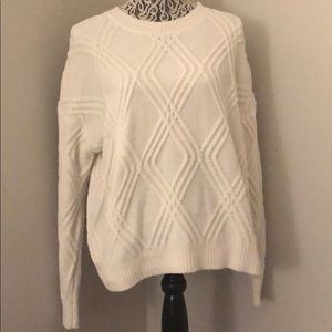 Spring + Mercer Ultra Soft Cable Knit Sweater